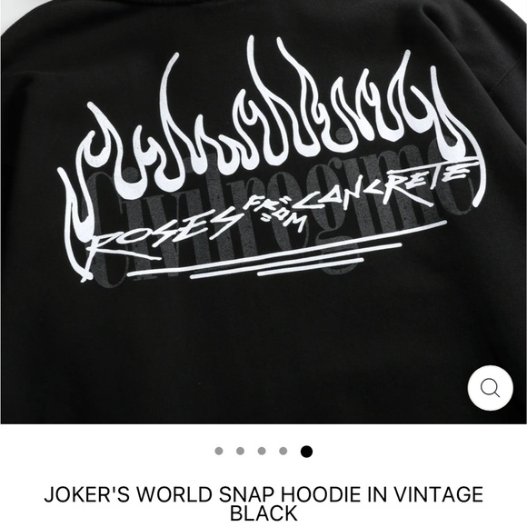 CIVIL REGIME X DARC SPORT X BATMAN X HEATH LEDGER THE JOKER HOODIE - Picture 4 of 8